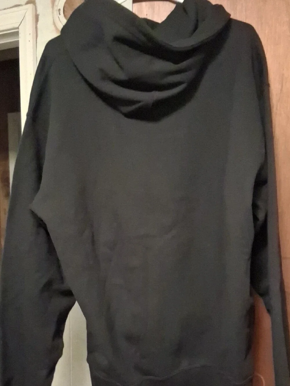 Nike Black Pullover Hoodie with White Swoosh